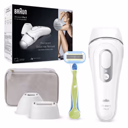 Braun Silk-expert Pro Silk expert Pro 3 PL3133 Luce pulsata intensa (IPL) Argento, Bianco - Vista aggiuntiva 6