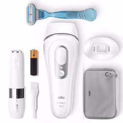 Braun Silk-expert Pro Silk expert Pro 3 PL3129, Epilatore A Luce Pulsata Donna, Per La Rimozione Permanente Dei Peli Visibili A Casa Tua, Bianco/Argento - Vista aggiuntiva 7