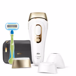 Braun Silk-expert Pro Silk expert Pro 5 PL5243, Epilatore A Luce Pulsata Donna, Per La Rimozione Permanente Dei Peli Visibili A Casa Tua, Bianco/Oro - Vista aggiuntiva 3