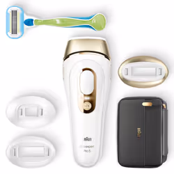Braun Silk-expert Pro Silk expert Pro 5 PL5243, Epilatore A Luce Pulsata Donna, Per La Rimozione Permanente Dei Peli Visibili A Casa Tua, Bianco/Oro - Vista aggiuntiva 7