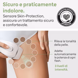 Braun Silk-expert Pro Silk expert Pro 3 PL3020, Epilatore A Luce Pulsata Donna, Per La Rimozione Permanente Dei Peli Visibili A Casa Tua, Bianco/Argento - Vista aggiuntiva 5