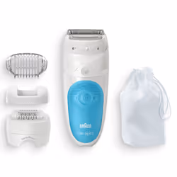 Braun Silk-épil 5 5-605, Epilatore Donna Per I Primi Utilizzi, Per Un’Epilazione Delicata, Bianco/Turchese - Vista aggiuntiva 4