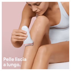 Braun Silk-épil 9 9-865, Epilatore Donna Per Una Rimozione Duratura Dei Peli, Bianco/Argento
