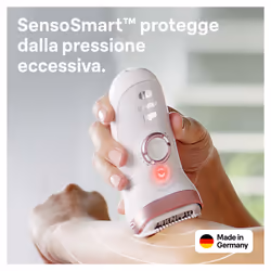 Braun Silk-épil 9 9-865, Epilatore Donna Per Una Rimozione Duratura Dei Peli, Bianco/Argento