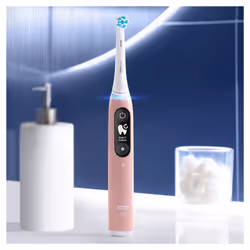 Oral-B iO 6S Spazzolino Elettrico Ricaricabile 6S Rosa, 2 Testine, 1 Custodia Da Viaggio, 1 Spazzolino - Vista aggiuntiva 3