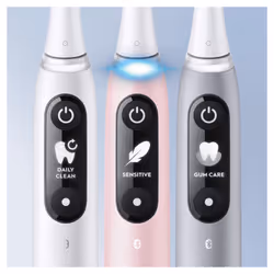 Oral-B iO 6S Spazzolino Elettrico Ricaricabile 6S Rosa, 2 Testine, 1 Custodia Da Viaggio, 1 Spazzolino - Vista aggiuntiva 5