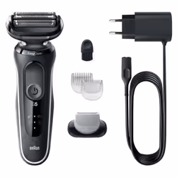 Braun Series 5 51-W1600s Rasoio Nero, Bianco - Vista aggiuntiva 6
