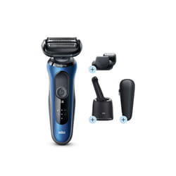 Braun Series 6 61-B7500cc Rasoio Trimmer Blu