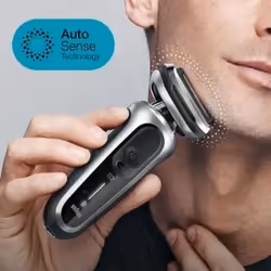 Braun Series 7 71-S7200cc Rasoio Trimmer Nero, Argento - Vista aggiuntiva 4