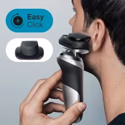 Braun Series 7 71-S7200cc Rasoio Trimmer Nero, Argento - Vista aggiuntiva 5
