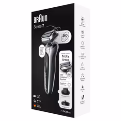 Braun Series 7 71-S4200cs Rasoio Trimmer Nero - Vista aggiuntiva 4