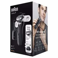 Braun Series 7 71-N7200cc Rasoio Trimmer Nero - Vista aggiuntiva 7