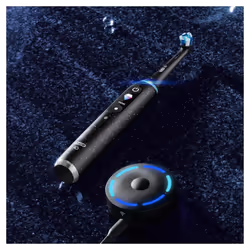 Oral-B iO Series 10 Adulto Spazzolino rotante-oscillante Nero - Vista aggiuntiva 5
