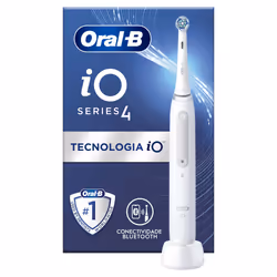 Oral-B iO SERIES 4 BLANC Adulto Spazzolino rotante Bianco - Vista aggiuntiva 5