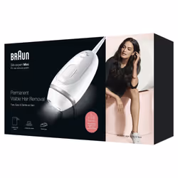 Braun Silk-expert Mini PL1124 Epilatore A Luce Pulsata Di Ultima Generazione Per Donna, Epilazione Permanente Dei Peli Visibili, Bianco, Con Custodia Da Viaggio, Dimensioni Compatte Da Viaggio, Facile, Sicuro Ed Efficiente - Vista aggiuntiva 8