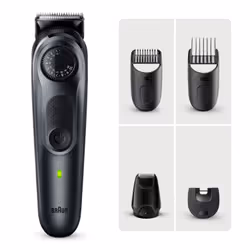 Braun BeardTrimmer 5 BT5420, Batteria, Nero