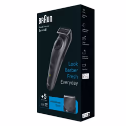 Braun BeardTrimmer 5 BT5420 regolabarba Batteria 40 2 cm Nero