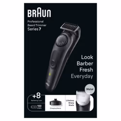 Braun BeardTrimmer 7 80708231 regolabarba Batteria 40 2 cm Nero