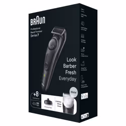 Braun BeardTrimmer 7 80708231 regolabarba Batteria 40 2 cm Nero