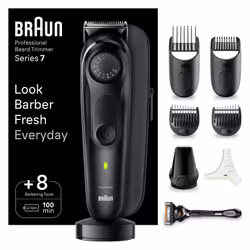 Braun BeardTrimmer 7 80708231 regolabarba Batteria 40 2 cm Nero - Vista aggiuntiva 4