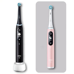 Oral-B iO Duo Adulto Spazzolino a vibrazione Nero, Rosa