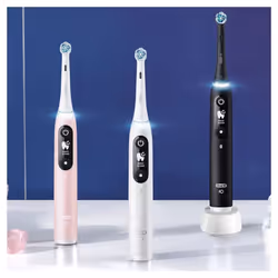 Oral-B iO Duo Adulto Spazzolino a vibrazione Nero, Rosa - Vista aggiuntiva 6