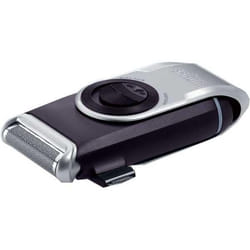 Braun MobileShave M90 Blu, Argento