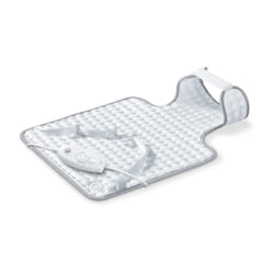 Sanitas SHK 32 Termoforo per Schiena e Cervicale con 3 livelli di temperatura diversi, cintura addominale e velcro al collo, lavabile in lavatrice a 30°