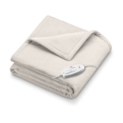 Sanitas SHD 70 - Coperta Elettrica con Superficie Morbida e 6 Livelli di Calore, arresto automatico dopo 3 ore, lavabile in lavatrice a 30°, dimensioni 180 x 130 cm