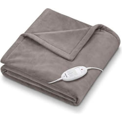 Beurer HD 75 Coperta elettrica 100 W Grigio Tessuto felpato 1 pz Set combinato
