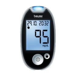 Dispositivo di misurazione della glicemia beurer gl 44 mg/dl - nero, viola, bianco 1 pz Strisce reattive