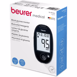 Dispositivo di misurazione della glicemia beurer gl 44 mg/dl - nero, viola, bianco 1 pz Strisce reattive - Vista aggiuntiva 2