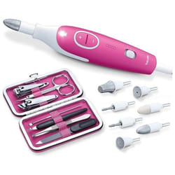 Beurer MP 44 Fresa elettrica per Unghie, Set Professionale Manicure e Pedicure con 7 Accessori 1 St