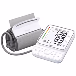 Dettagli tecnici Alimentazione elettrica Batterie Stilo (AA) (4x), incluse Intervallo(i) di misura Pressione bracciale 0 - 30 ...