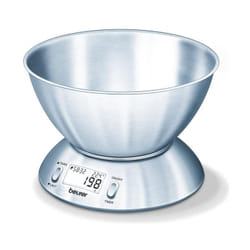 Beurer - Bilancia da cucina Elettronica con Ciotola in Acciaio KS54