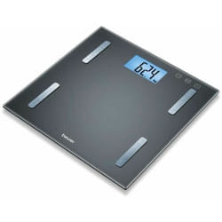 Beurer - BF180 - Bilancia digitale de vetro, bmi, lcd xl, 180 kg / 100 g, spegnimento automatico, indicatore di batteria scarica de, piattaforma