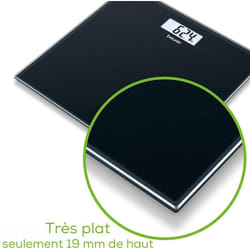 Beurer GS 10 Bilancia Pesapersone in Vetro, Nero - 1500 g 1 pz Set combinato