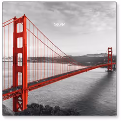 Beurer GS 215 San FranciscoCaratteristicheBilancia in vetro con design San FranciscoHa una portata massima di 180 kgVisualizz ...