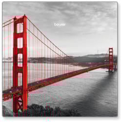 BEURER Bilancia pesapersone b.180kg 100gParte in vetro Display LCD SanFrancisco GS 215 SAN FRANCISCO