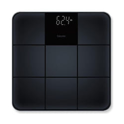Beurer - gs 235 Bilancia in Vetro con Superficie Antiscivolo e Magic Display