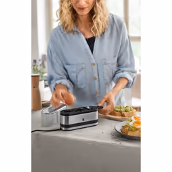 WMF KITCHENminis 0415020011 2 uovo/uova 250 W Nero, Acciaio inox - Vista aggiuntiva 8