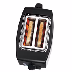 WMF Bueno 0414110011 7 2 fetta/e 800 W Nero, Argento - Vista aggiuntiva 2