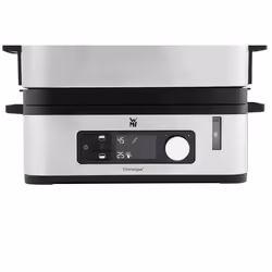 WMF KITCHENminis 0415090011 pentola a vapore 2 cestello/i Superficie piana 900 W Nero, Acciaio inox - Vista aggiuntiva 4