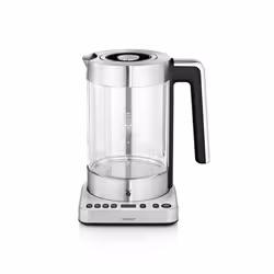 WMF Lono 0413160011, 1,7 L, 3000 W, Nero, Acciaio inox, Trasparente, Termostato regolabile, Indicatore del livello dell'acqua ...