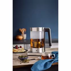 WMF Lono 0413160011 bollitore elettrico 1,7 L 3000 W Nero, Acciaio inox, Trasparente - Vista aggiuntiva 8