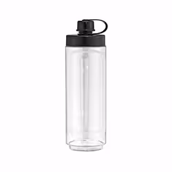 WMF Function 4 61.3024.5339, Bottiglia per frullatore, Nero, Trasparente, Tritan, 0,6 L, Bisfenolo A (BPA)