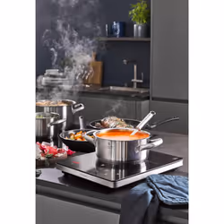 WMF Kult X 0415240011 Nero Superficie piana 29.5 cm Piano cottura a induzione 1 Fornello(i) - Vista aggiuntiva 7