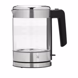 WMF KITCHENminis 0413190011, 1 L, 1900 W, Acciaio inox, Vetro, Indicatore del livello dell'acqua, Arresto di sicurezza contro ...