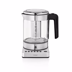 WMF KITCHENminis 04131800, 1 L, 1960 W, Acciaio inox, Vetro, Termostato regolabile, Indicatore del livello dell'acqua
