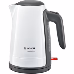 Bosch TWK6A011, 1,7 L, 2400 W, Grigio talpa, Bianco, Plastica, Acciaio inox, Indicatore del livello dell'acqua, Arresto di si ...